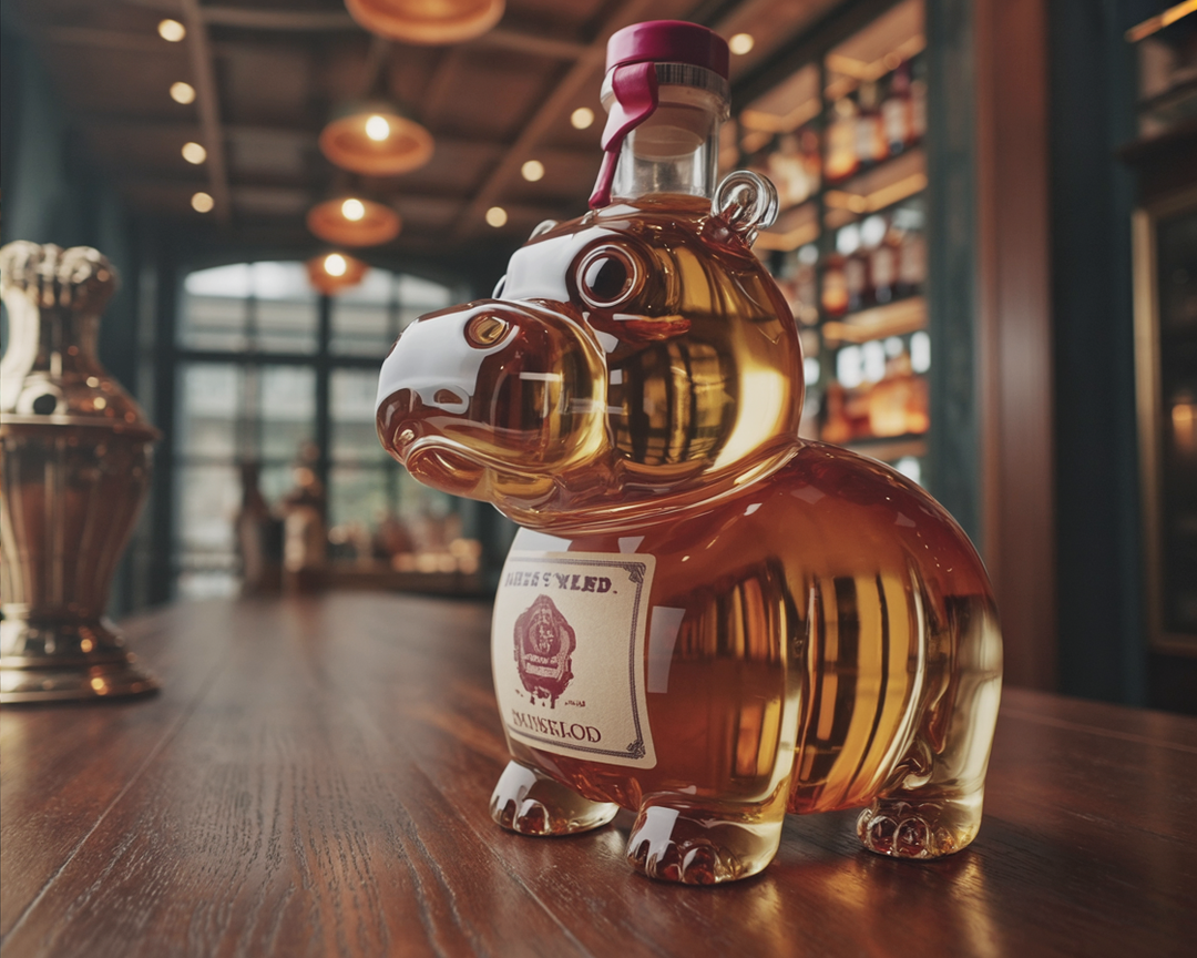 Whisky-Dekanter | Nilpferd