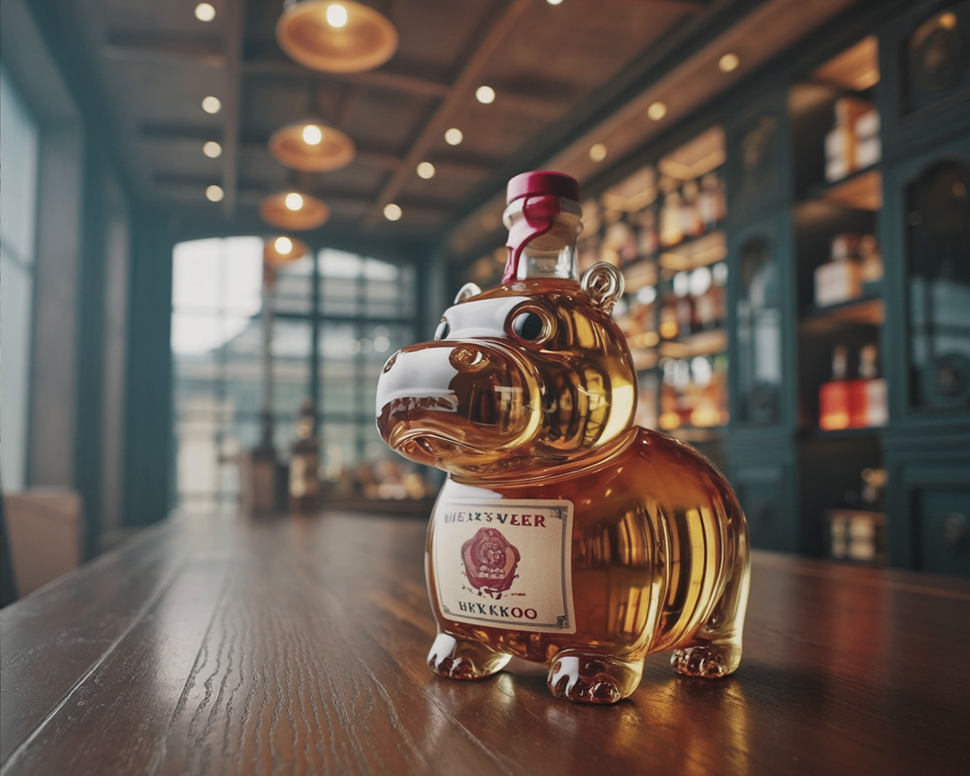 Whisky-Dekanter | Nilpferd