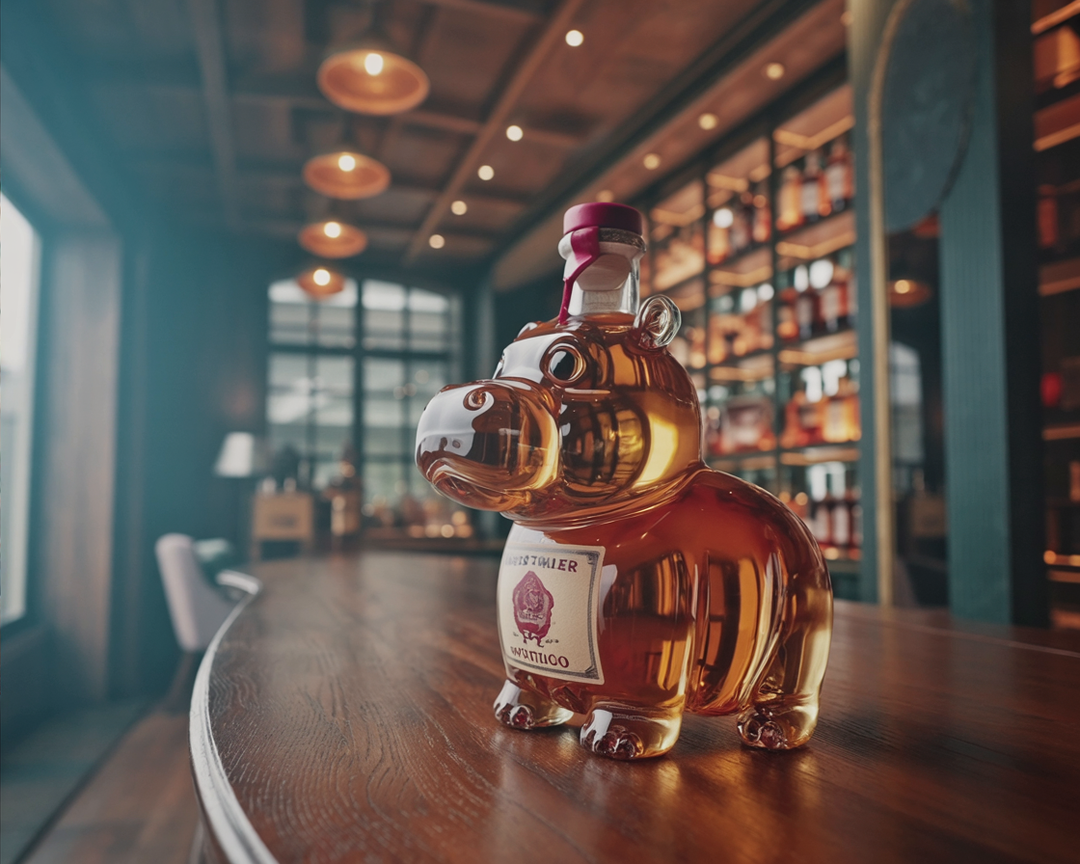 Whisky-Dekanter | Nilpferd