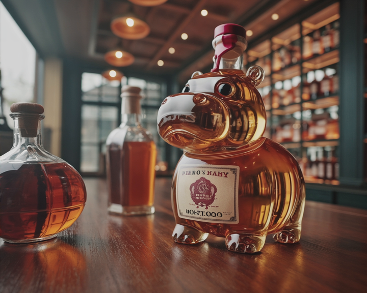 Whisky-Dekanter | Nilpferd