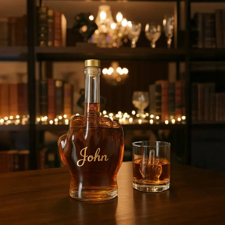 Whisky-Dekanter | Mittelfinger