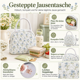 Gesteppte Jausentasche – Niedliches Gespenst und Süßigkeiten