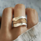 Antiker Silberner Draht-Ring