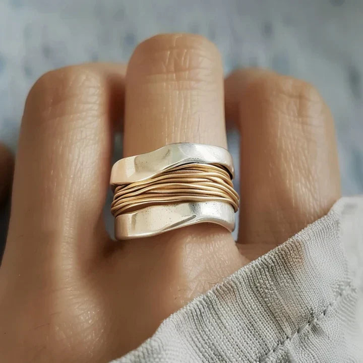 Antiker Silberner Draht-Ring