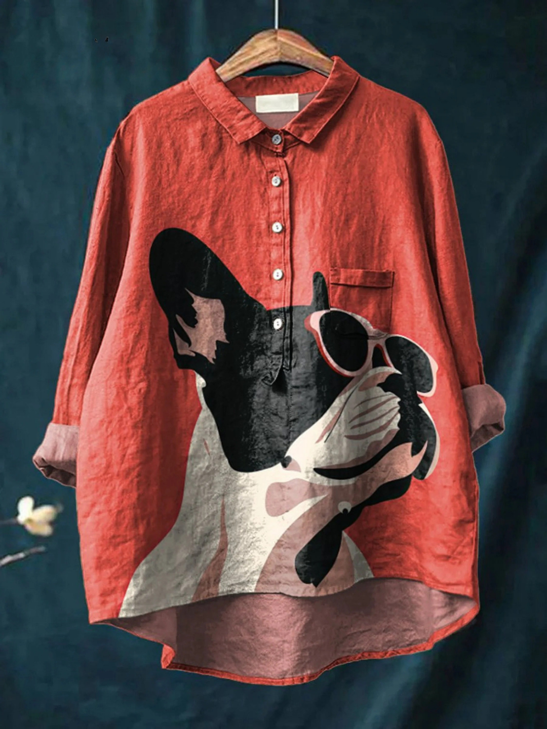 Paula | Lässiges T-Shirt mit stilvollem Französische Bulldogge Design