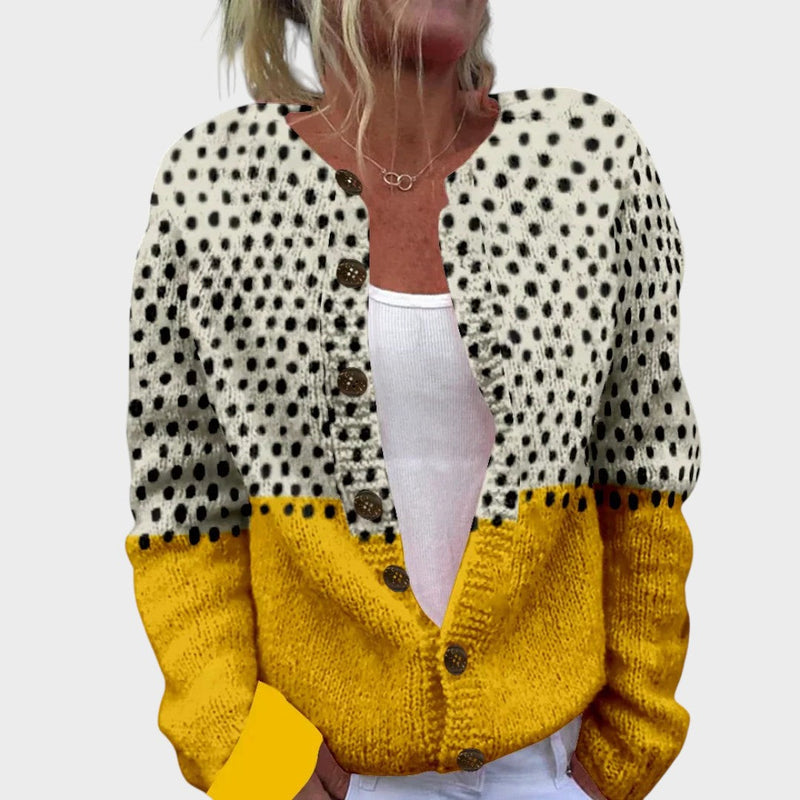 Alice – Strickjacke Floral Autum