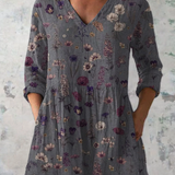 Annedore | Lange V-Ausschnitt Bluse