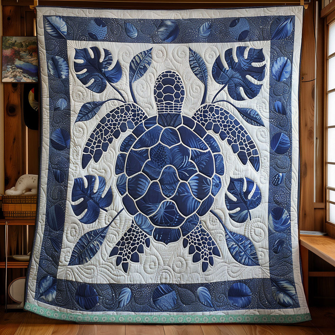 Steppdecke mit hawaiianischer Schildkröte