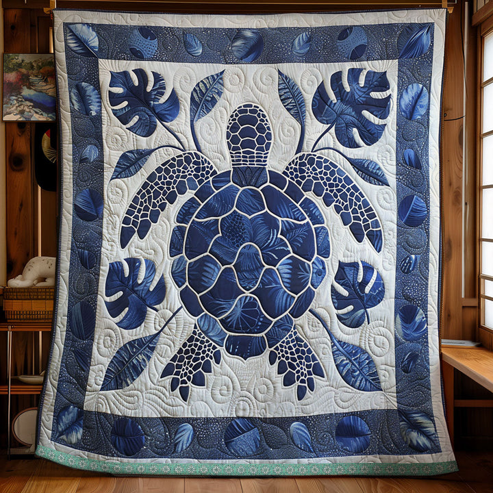 Steppdecke mit hawaiianischer Schildkröte