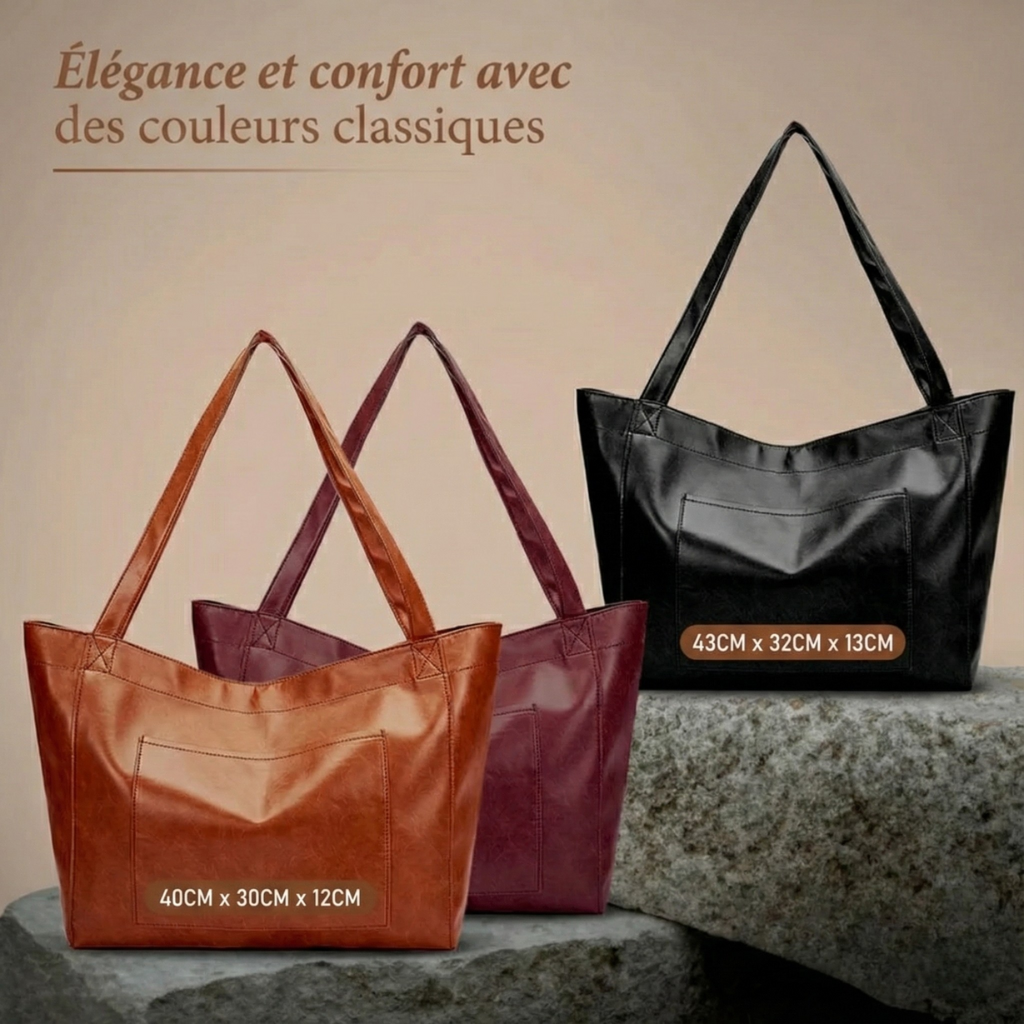 Ida | Klassische Vintage-Schultertasche