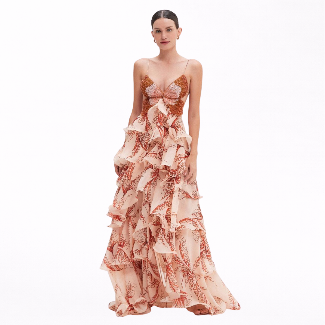 Frauke | Kleid mit Rüschen