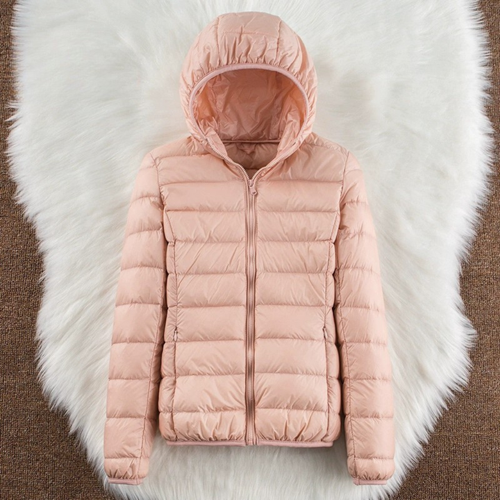 Kari | Leichte Damen-Daunenjacke in Hellrosa