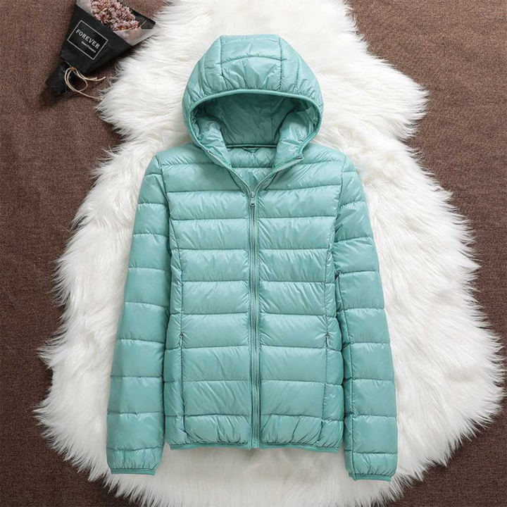 Liv | Leichte Damen-Bubble-Jacke in Mintgrün