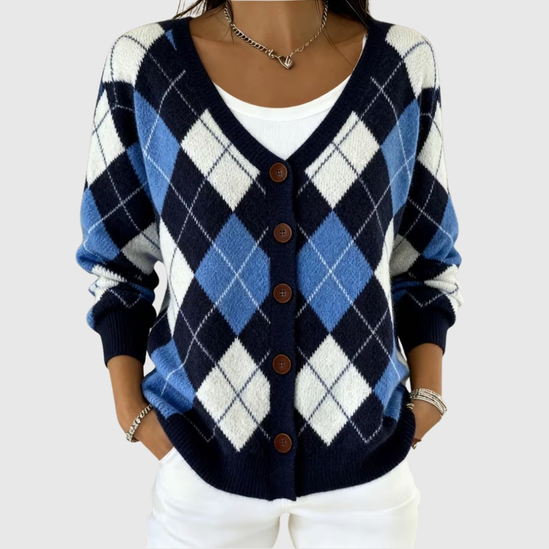 Frieda | Bequemer Strickcardigan mit Knopfdetails