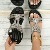 Anna-Marie | Orthopedic Sandals Adorned with Crystals