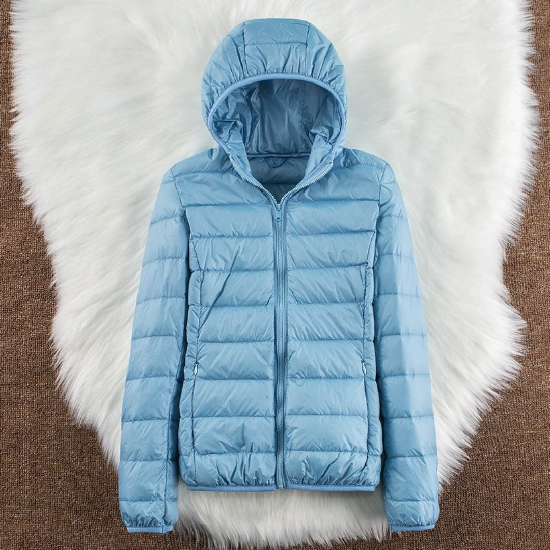 Randi | Damen Leichte Daunenjacke in Hellblau
