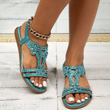 Anna-Marie | Orthopedic Sandals Adorned with Crystals