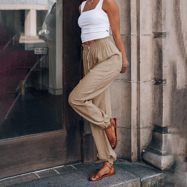 Luise | Stilvolle Hose mit Kordelzug
