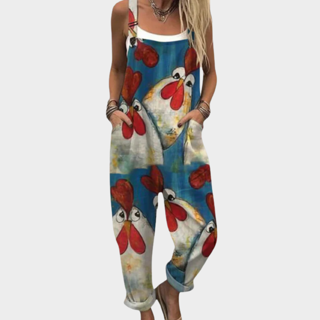 Bequeme bedruckte Overalls