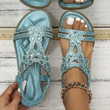 Anna-Marie | Orthopedic Sandals Adorned with Crystals