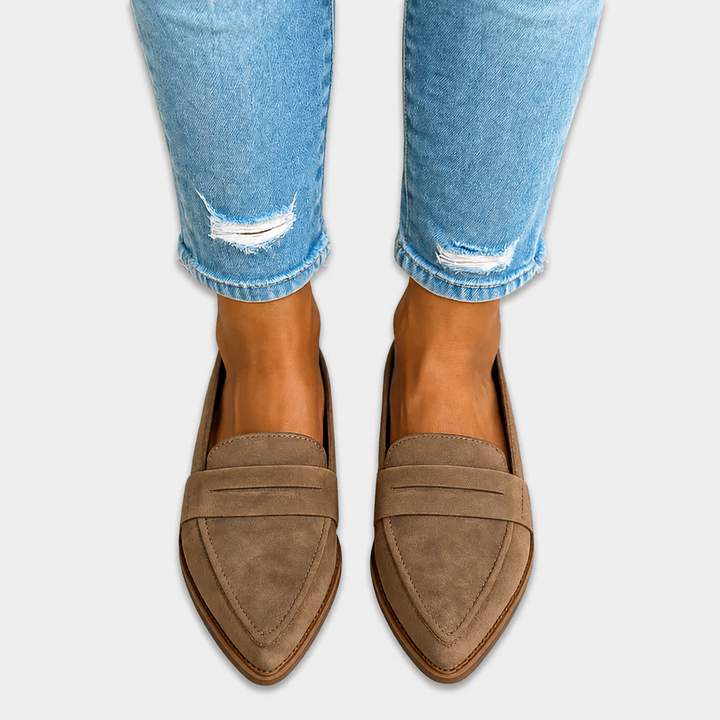 Luise | Suede Loafers
