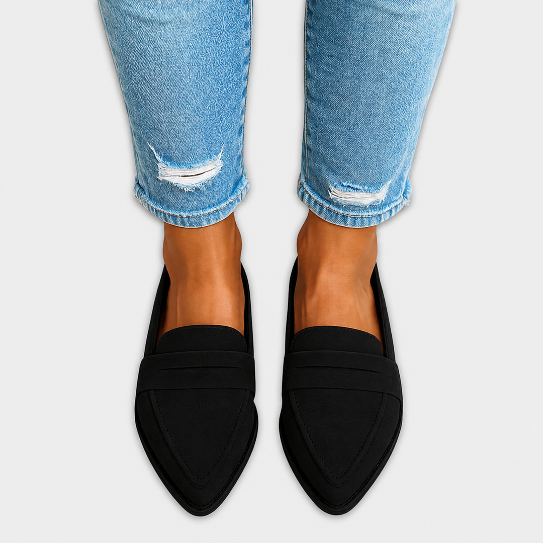 Luise | Suede Loafers