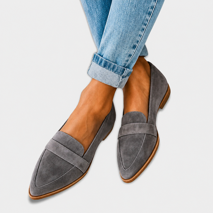 Luise | Suede Loafers