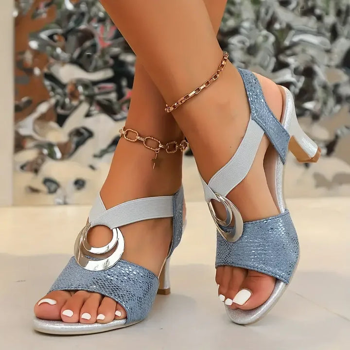 Celia | Hochhackige Orthopädische Sandale