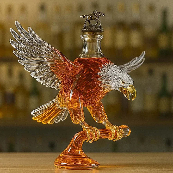 Whisky-Dekanter | Weißkopfseeadler im Flug
