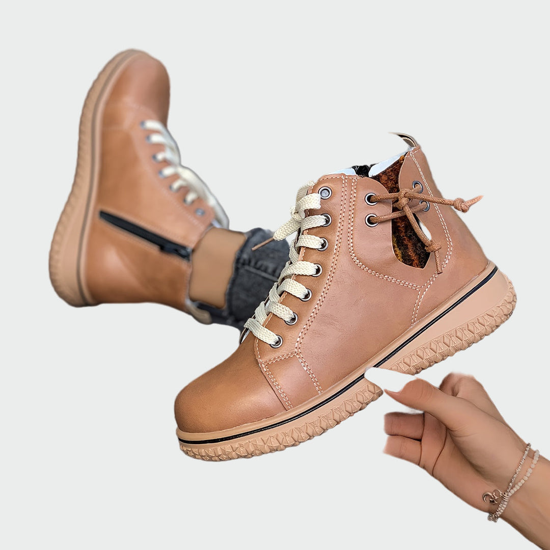 Armgard | Orthopedic Leather Ankle Boots