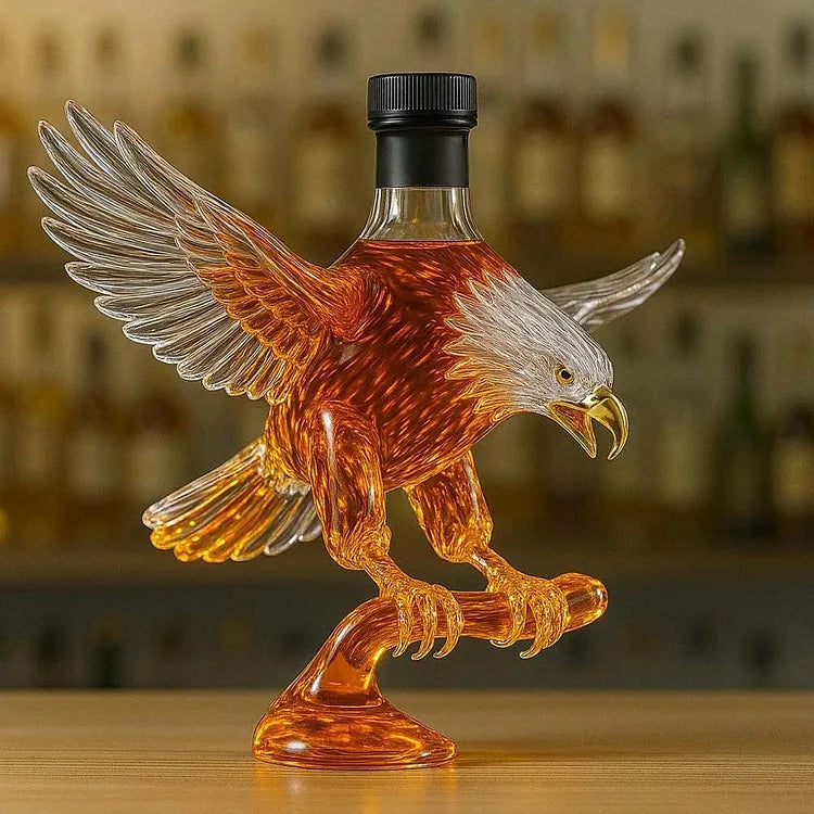 Whisky-Dekanter | Weißkopfseeadler im Flug