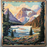 Kunst-Wandbehang – der Alpen Natur NCU0TL963