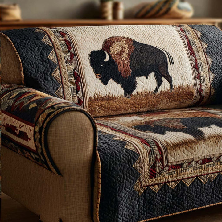 Gepolsterter Sofaschoner Büffelprärie