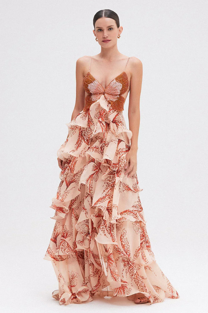 Frauke | Kleid mit Rüschen