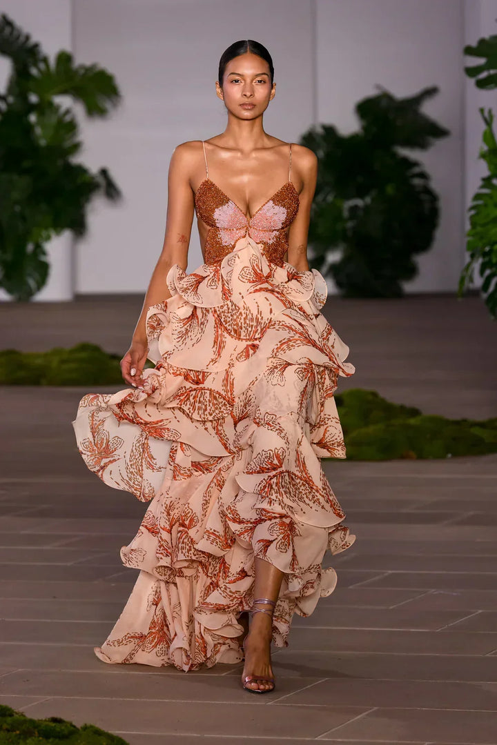 Frauke | Kleid mit Rüschen