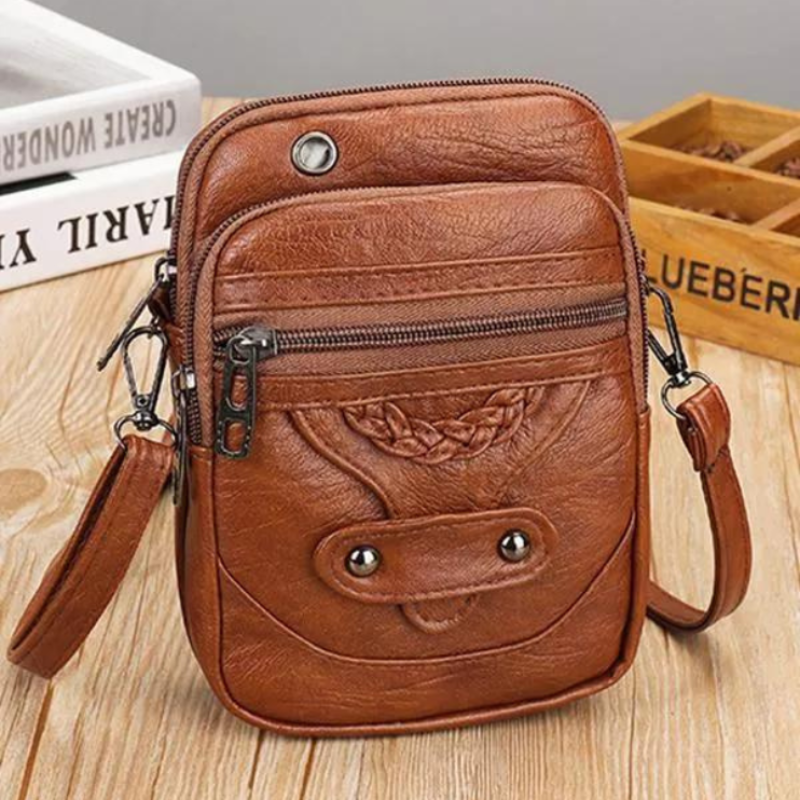 Lotte | Geprägte Ledertasche