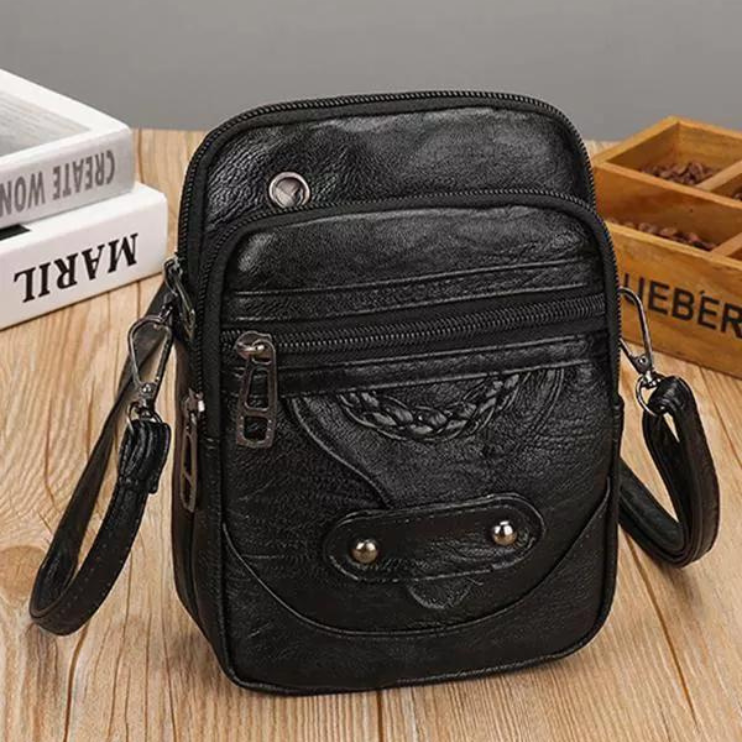 Lotte | Geprägte Ledertasche