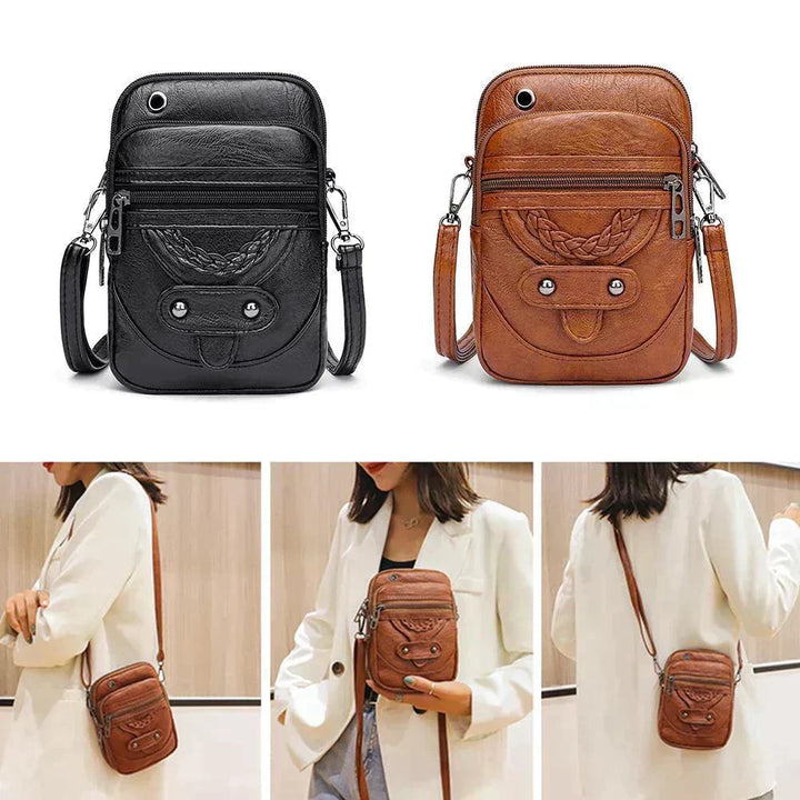 Lotte | Geprägte Ledertasche