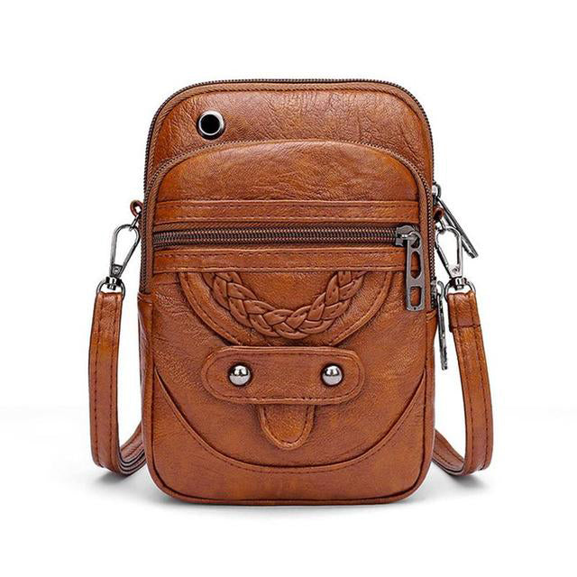 Lotte | Geprägte Ledertasche