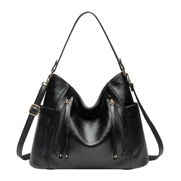 Paula | Ledertasche mit Fransen-Design