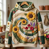 Sonnenblumengarten-Hoodie