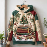 Weihnachts-Hoodie für Leseratten