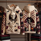 Skelett-Halloween-Hoodie