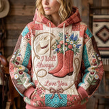Wildblumen-Rodeo-Sweatshirt