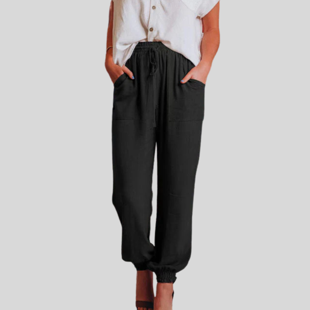 Luise | Stilvolle Hose mit Kordelzug