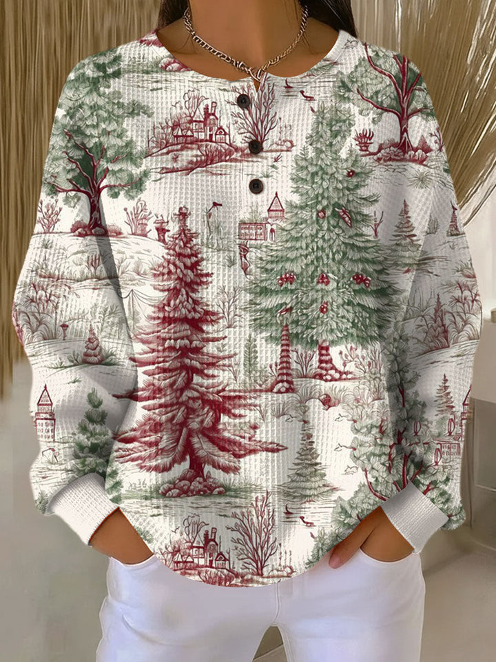 Birte | Pullover mit Winterlandschaft