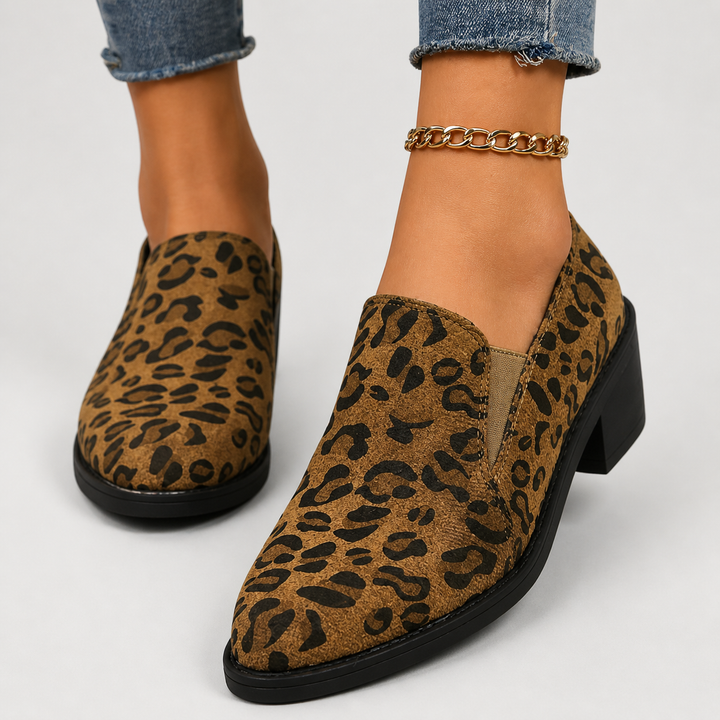 Elisabeth | Leopard Print Loafers