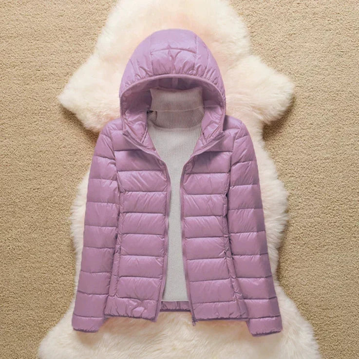 Turid | Damen Leichte Daunenjacke in Lila