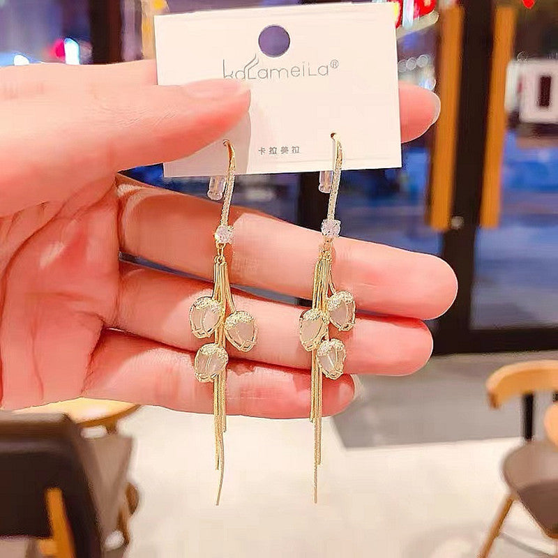 Kristallblumen Ohrstecker