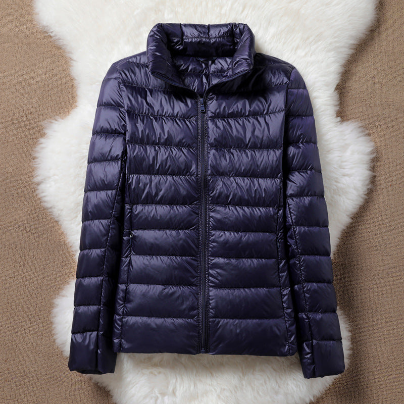 Anne | Leichte Damen-Bubblejacke in Marineblau
